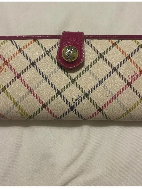 Coach Peyton Checkered Tattersall - Picture 2 of 10